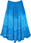 Ethnic Indian Tie Dye Bandhej Handwork Skirt [4111]