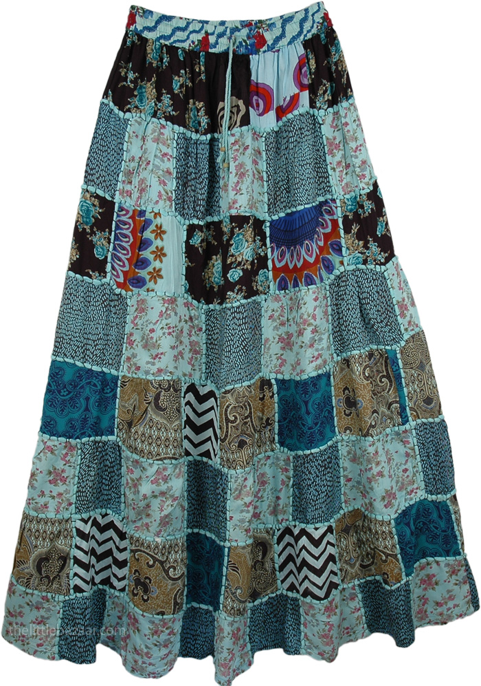 Paarl Panel Boho Patchwork Skirt