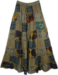 Gypsy Panel Boho Skirt