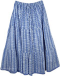 Steel Blue Cool Skirt