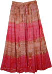 Calypso Tie Dye Layered Skirt XL size