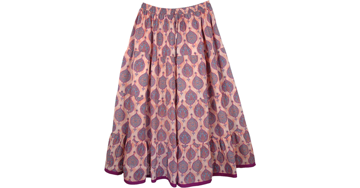 Sale:$19.99 Her Majesty Plus Size Summer Skirt | Clearance | Pink | XL ...