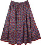 East Bay Plus Size Summer Printed Skirt