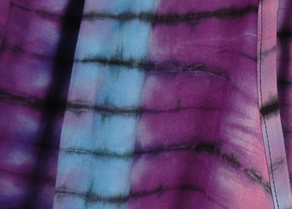 Peace Cosmic Waves Tie Dye Long Skirt with Pockets