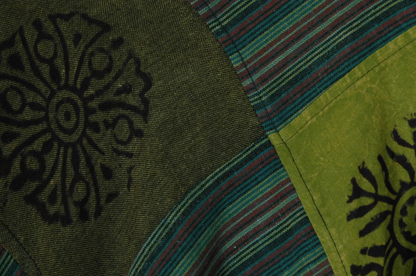 Jungalow Boho Gypsy Patchwork Long Wrap Around Skirt