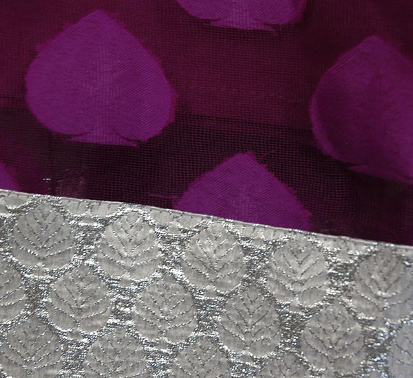 The Loulou Long Mesh Skirt with Silver Hem
