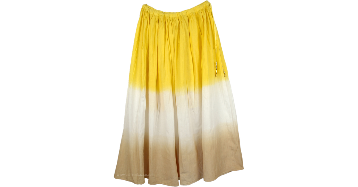 Sale:$21.99 Ombre Extra Large Cotton Spring Summer Long Skirt ...