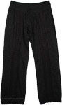 Eyelet Lace Midnight Womens Pant