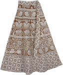 Summer Brown Derby Wrap Around Skirt