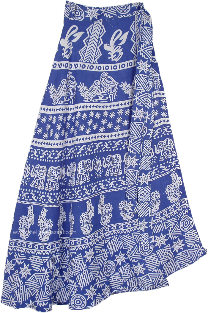 Boho All Season Wrap Around Short Skirt