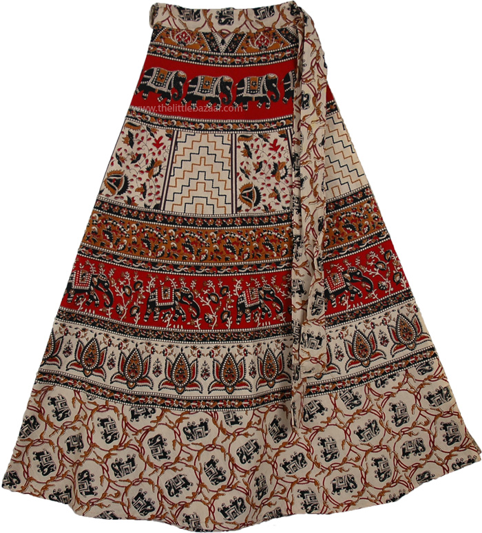 Aymara Long Wrap Around Skirt