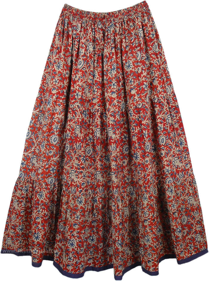 Peppy Tabasco Ethnic Summer Long Skirt