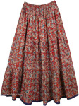 Peppy Tabasco Ethnic Summer Long Skirt