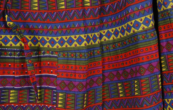 Boho Wilderness Cotton Print Long Skirt