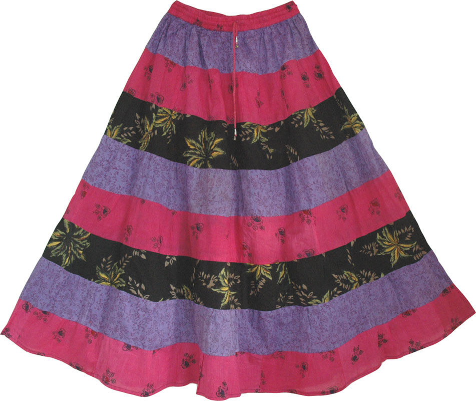 Bohemian Long Skirt in 3 Colors
