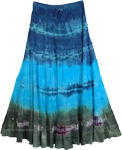 Calypso Tie Dye Layered Skirt XL size