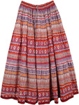 Bossanova Printed Cotton Summer Skirt