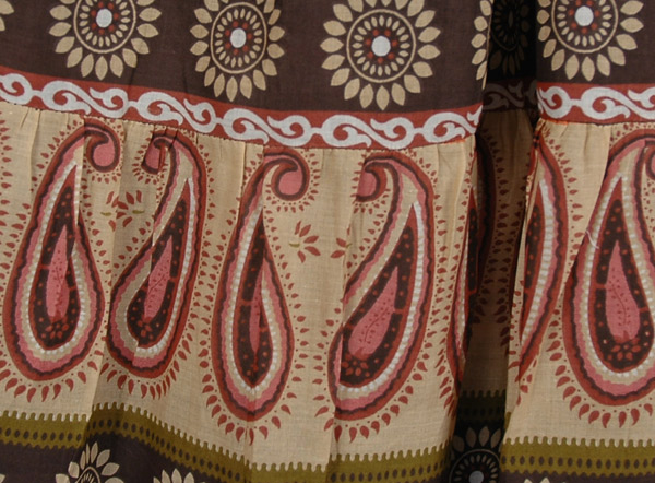 Tribal Printed Long Cotton Skirt