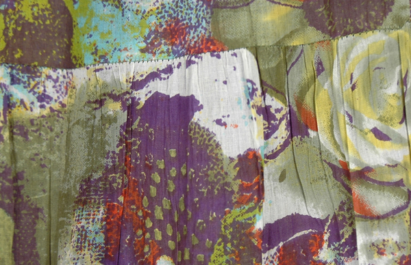 Avocado Floral Summer Happy Skirt