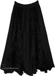 Polka Dot Flowy High Low Dance Skirt