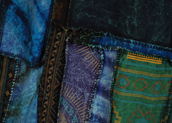 Plus Size St Tropaz Patchwork Wide Leg Boho Pants