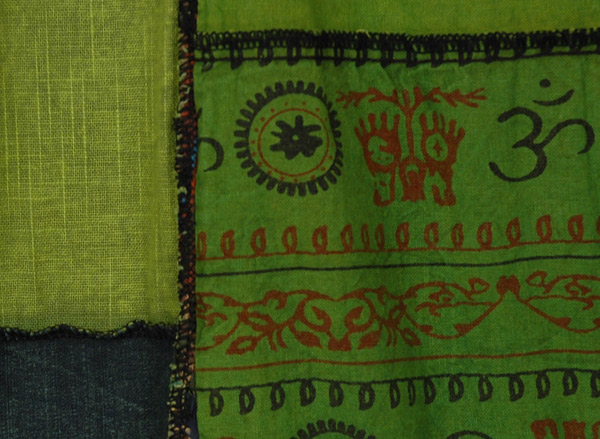 Plus Size Green Girl Wide Leg Boho Pants