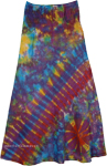 Across The Galaxy Tie Dye Skirt