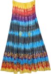 Hippie Tie Dye Burning Man Skirt [4552]