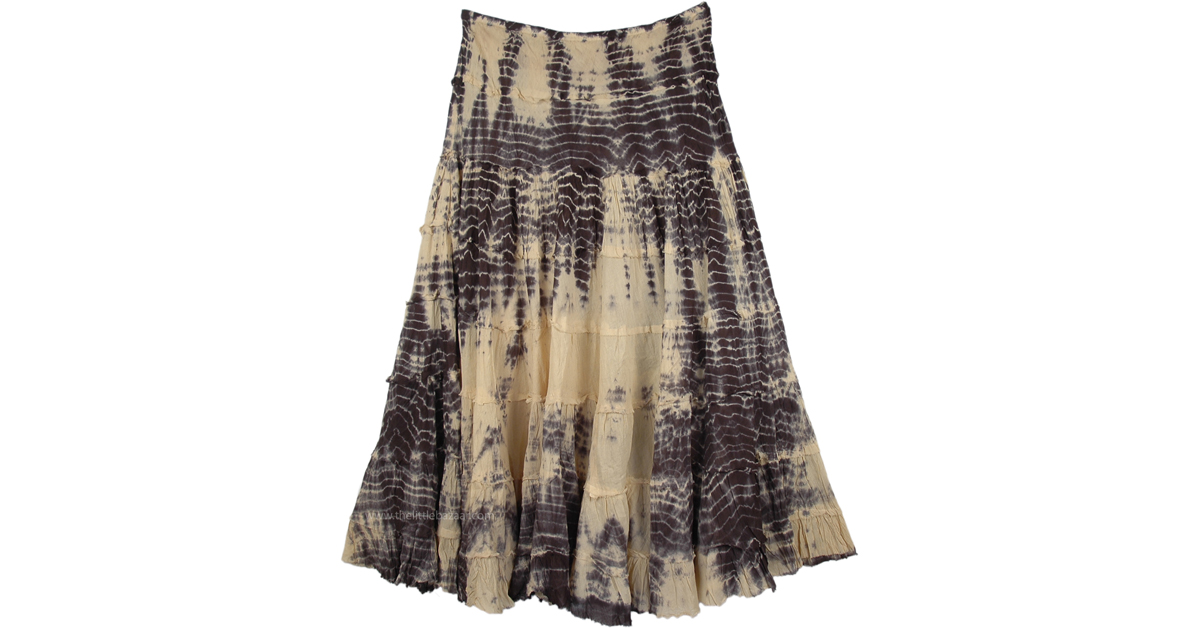 Soft Amber Tie Dye Maxi Skirt | Beige | Tie-Dye Soft Amber Tie Dye Maxi Skirt | Beige | Tie-Dye