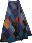 Hippie Cotton Patchwork with Tinsel Tall Skirt