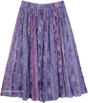 Butterfly Bush Printed Summer Indian Skirt