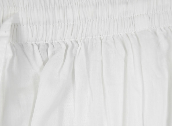 Angel White Wide Leg Split Pant Skirt