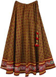 Ginger Spice Indian Dancing Skirt