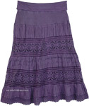 Timeless Colors Crinkle Summer Cotton Long Skirt XL