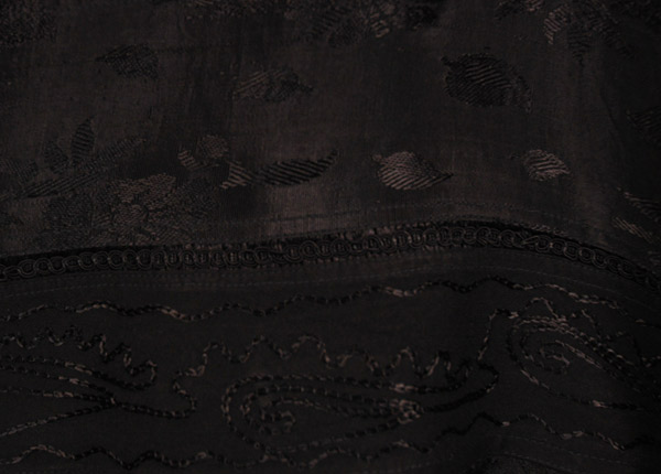 Medieval Handkerchief Black Maxi Skirt