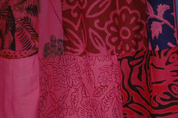 Fuschia Floral Print Festival Boho Harem Pants