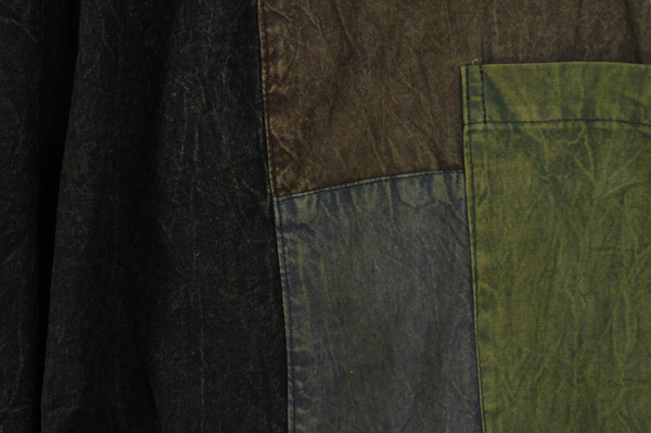 Earth Tone Cotton Patchwork Boho Harem Pants