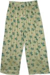 Sunny Meadow Floral Print Palazzo Lounge Pants