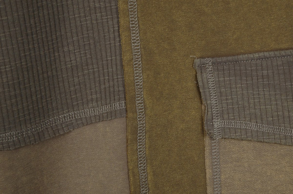 Earthy Comfort Terry Block Textured Cargo Pants