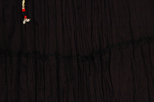 Onyx Cotton Tall Maxi Skirt Seven Tiers