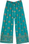 Niagara Green Elephant Paradise Lounge Pants
