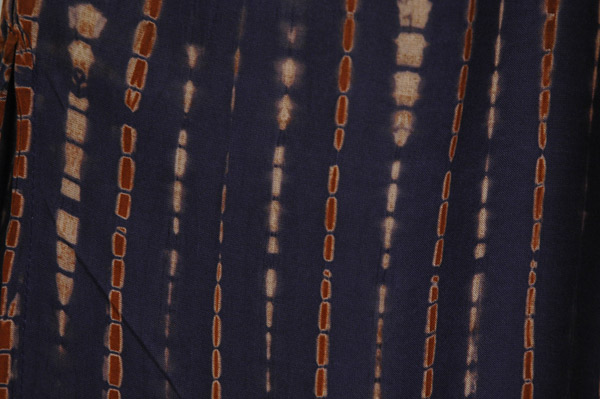 Hipster Navy Blue Tie Dye Side Slit Pants