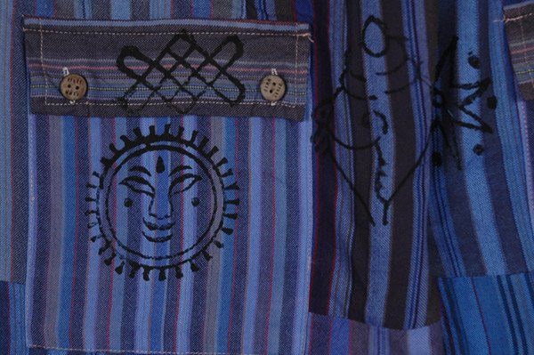 Moon Goddess Hand Printed Wanderer Trousers