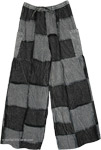 Smoky Checkerboard Wide Leg Tall Boho Pants