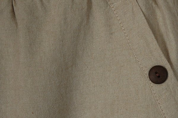 Oatmeal Cotton Low Rise Easy Pull-On Pants