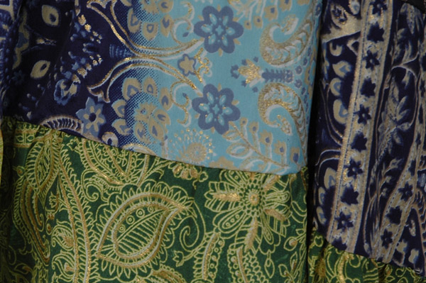 Sapphire Fairy Tale Patchwork Split Skirt Pant