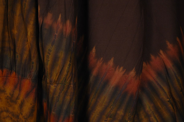 Chocolate Sunrise Flowing Tie Dye Harem Pants
