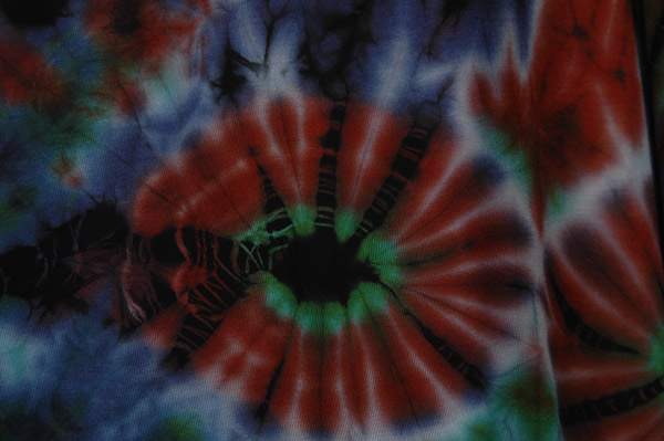 Fire Tie Dye Stretchy Wide Leg Lounge Pants