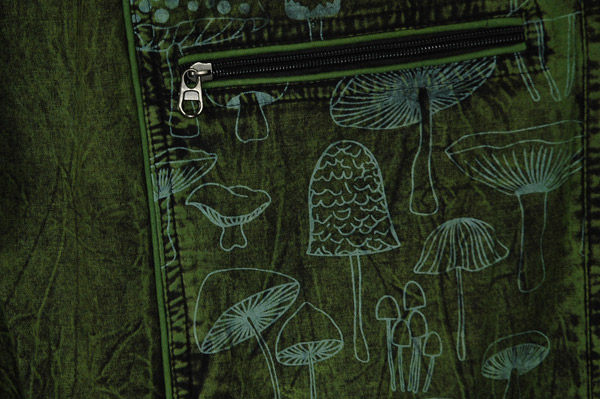 Soft Spring Green Toadstool Cargo Harem Pants