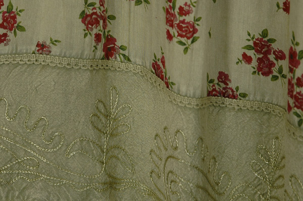 Sage Reverie Multi-Panel Boho Maxi Skirt